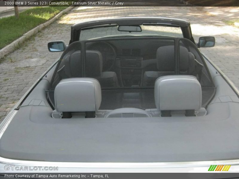 Titanium Silver Metallic / Grey 2000 BMW 3 Series 323i Convertible