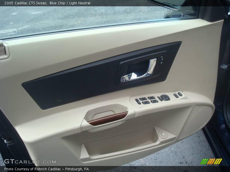 Blue Chip / Light Neutral 2005 Cadillac CTS Sedan