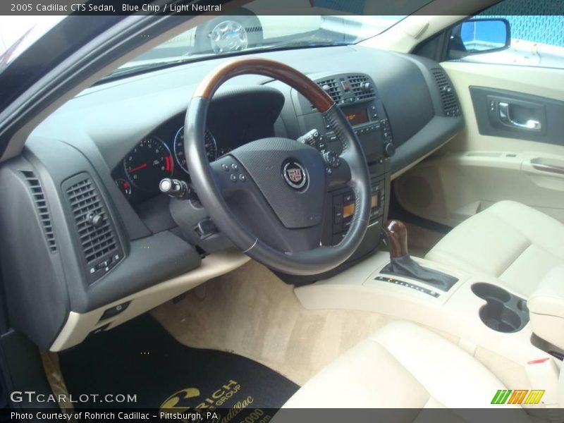 Blue Chip / Light Neutral 2005 Cadillac CTS Sedan
