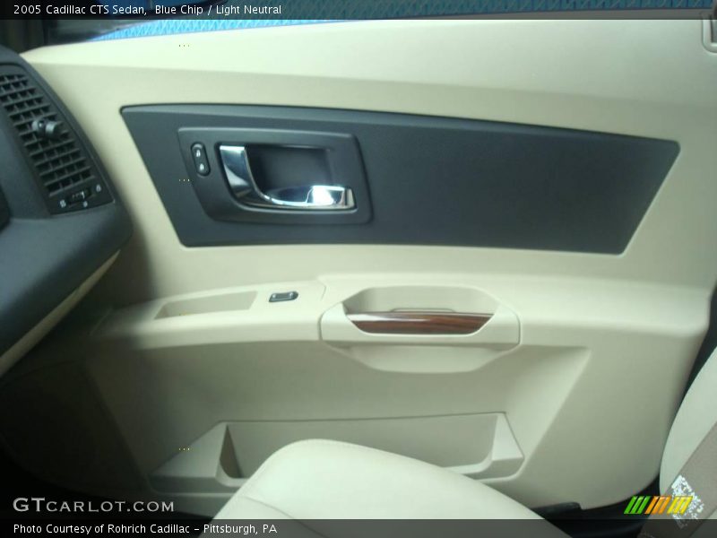 Blue Chip / Light Neutral 2005 Cadillac CTS Sedan