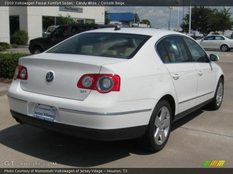 Candy White / Cornsilk Beige 2009 Volkswagen Passat Komfort Sedan