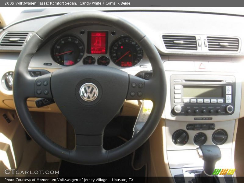 Candy White / Cornsilk Beige 2009 Volkswagen Passat Komfort Sedan