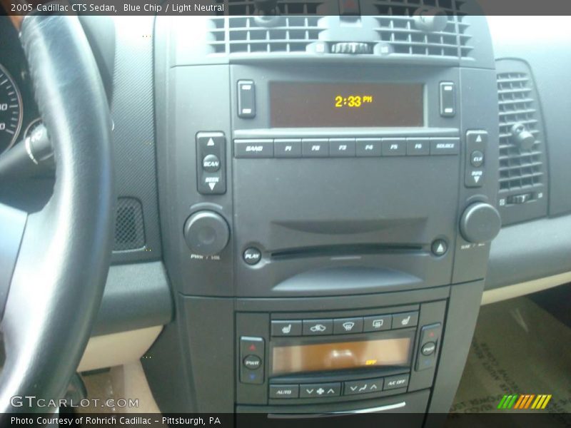 Blue Chip / Light Neutral 2005 Cadillac CTS Sedan