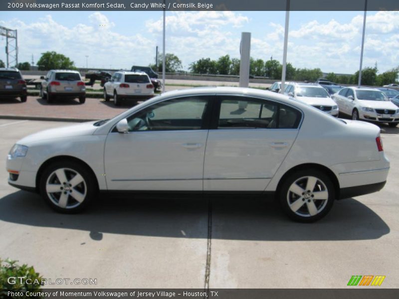 Candy White / Cornsilk Beige 2009 Volkswagen Passat Komfort Sedan