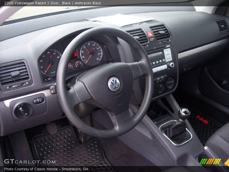 Black / Anthracite Black 2008 Volkswagen Rabbit 2 Door