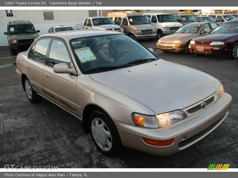 Cashmere Beige Metallic / Tan 1996 Toyota Corolla DX