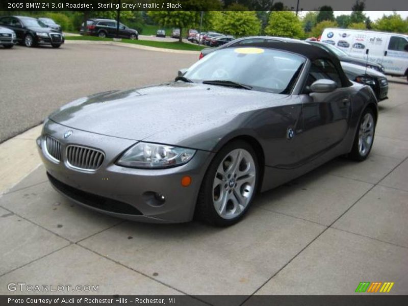 Sterling Grey Metallic / Black 2005 BMW Z4 3.0i Roadster
