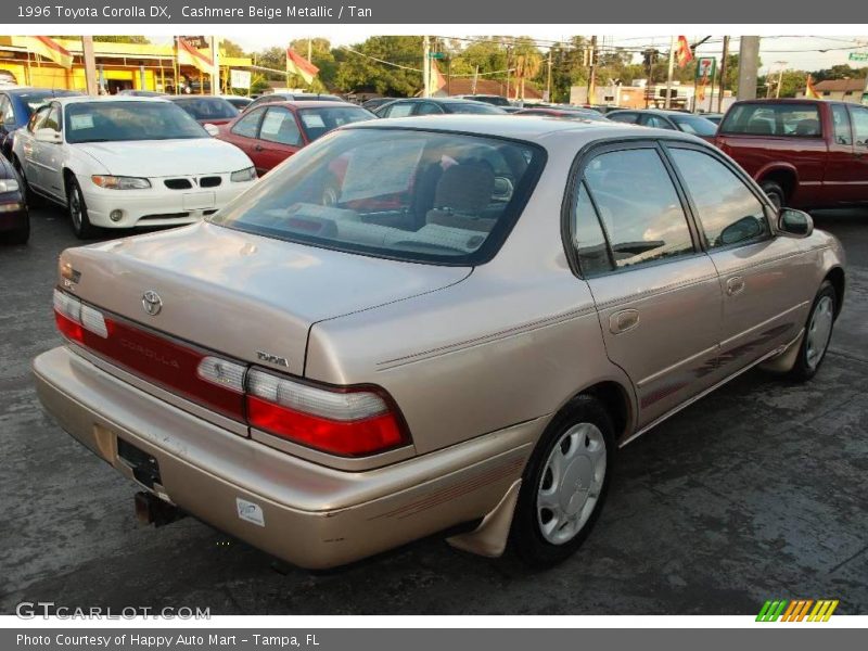 Cashmere Beige Metallic / Tan 1996 Toyota Corolla DX