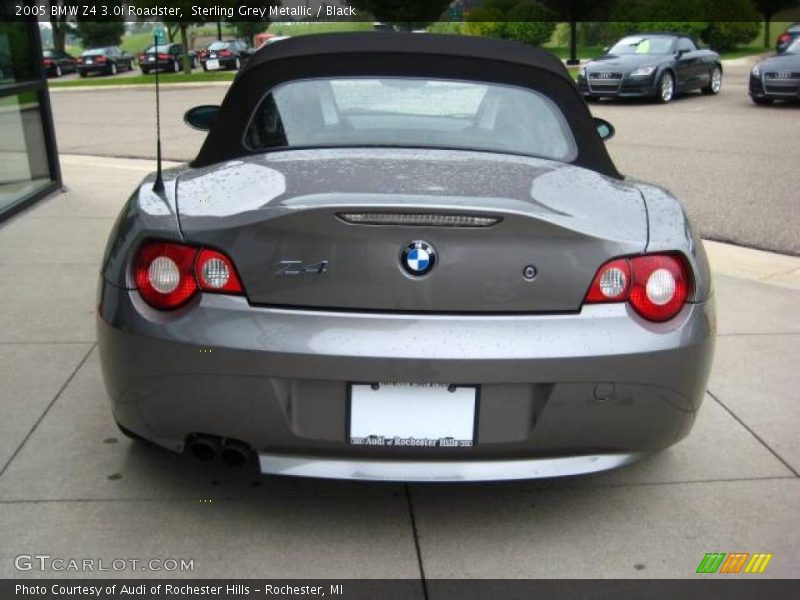 Sterling Grey Metallic / Black 2005 BMW Z4 3.0i Roadster