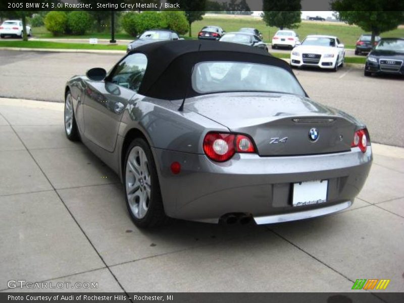 Sterling Grey Metallic / Black 2005 BMW Z4 3.0i Roadster