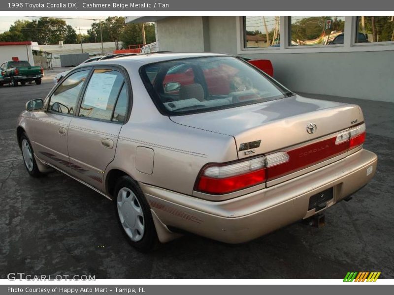 Cashmere Beige Metallic / Tan 1996 Toyota Corolla DX