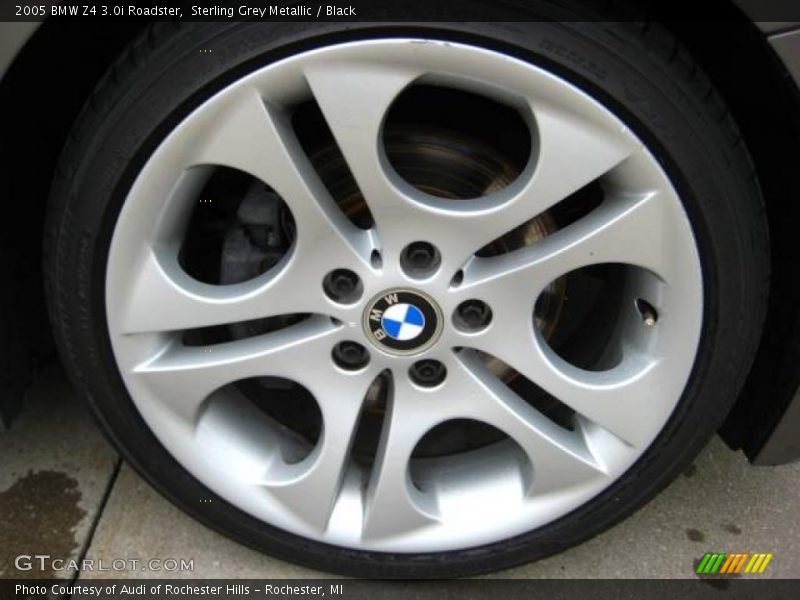 Sterling Grey Metallic / Black 2005 BMW Z4 3.0i Roadster