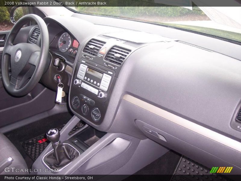 Black / Anthracite Black 2008 Volkswagen Rabbit 2 Door