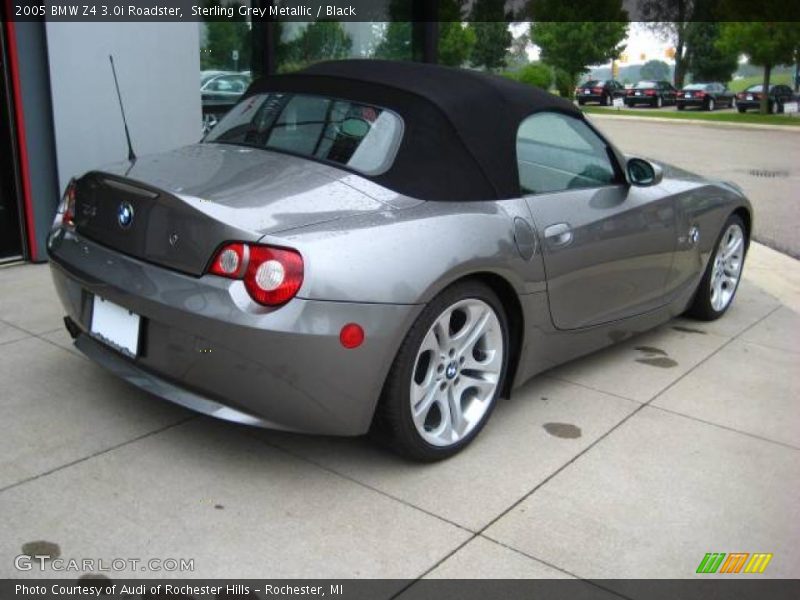 Sterling Grey Metallic / Black 2005 BMW Z4 3.0i Roadster