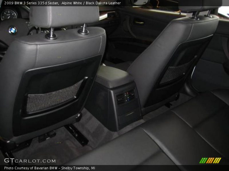Alpine White / Black Dakota Leather 2009 BMW 3 Series 335d Sedan