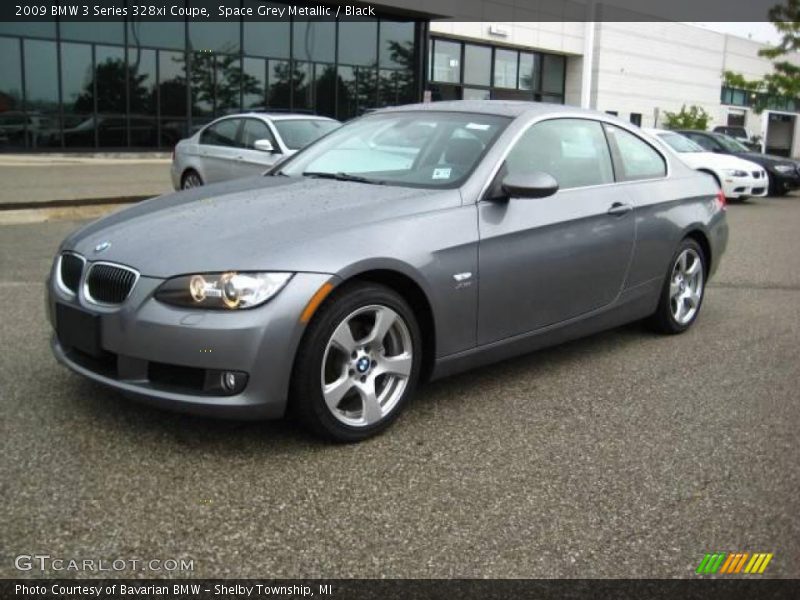 Space Grey Metallic / Black 2009 BMW 3 Series 328xi Coupe