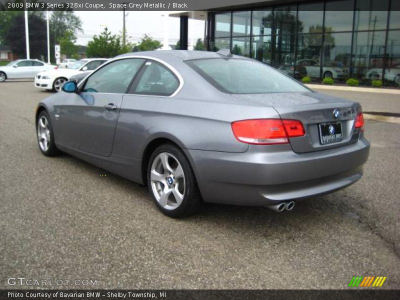 Space Grey Metallic / Black 2009 BMW 3 Series 328xi Coupe