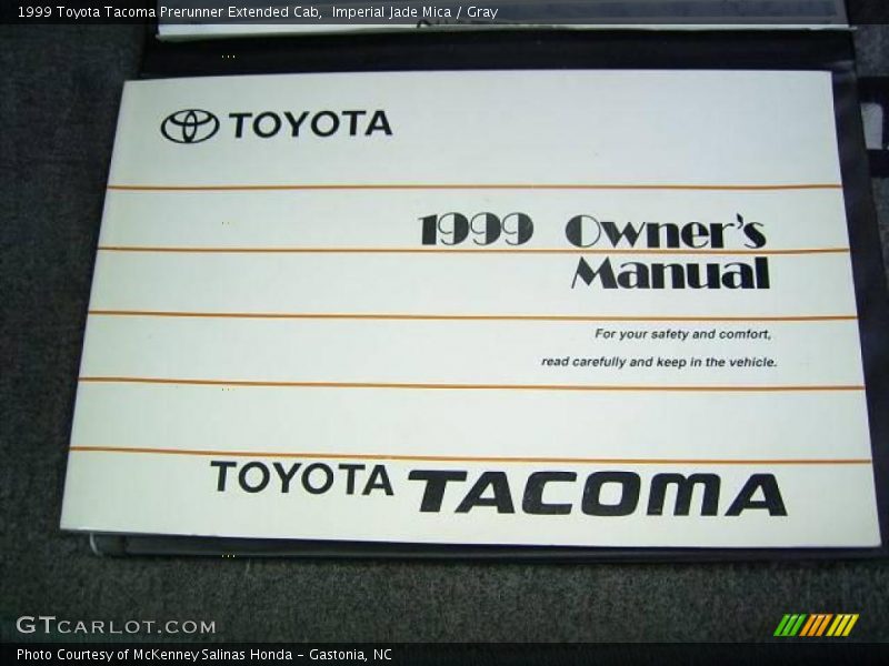 Imperial Jade Mica / Gray 1999 Toyota Tacoma Prerunner Extended Cab