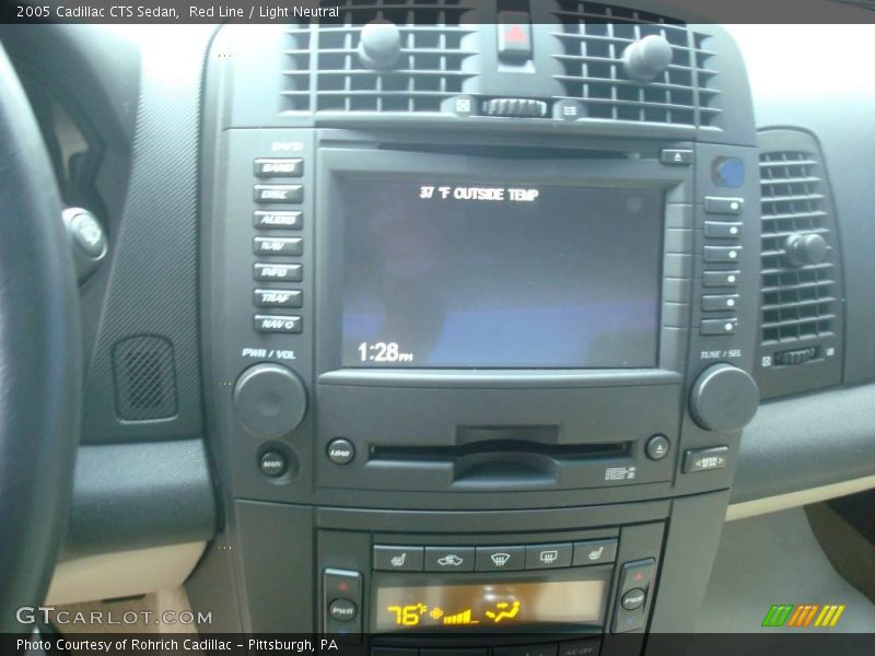 Red Line / Light Neutral 2005 Cadillac CTS Sedan