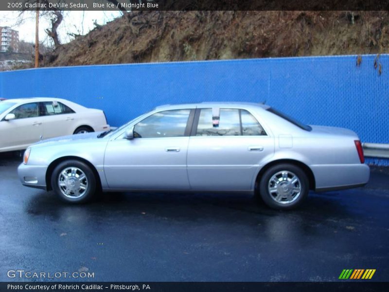 Blue Ice / Midnight Blue 2005 Cadillac DeVille Sedan