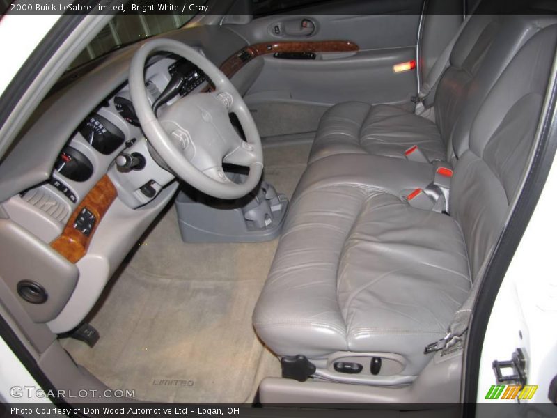 Bright White / Gray 2000 Buick LeSabre Limited