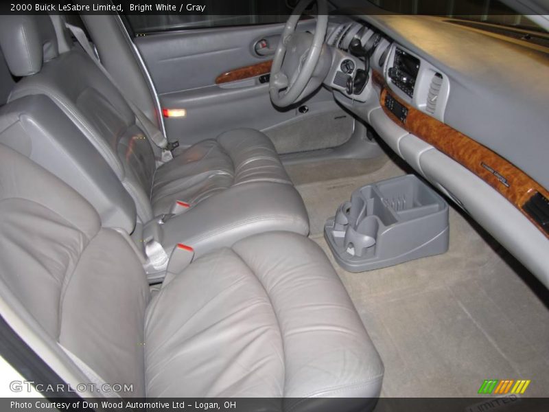 Bright White / Gray 2000 Buick LeSabre Limited