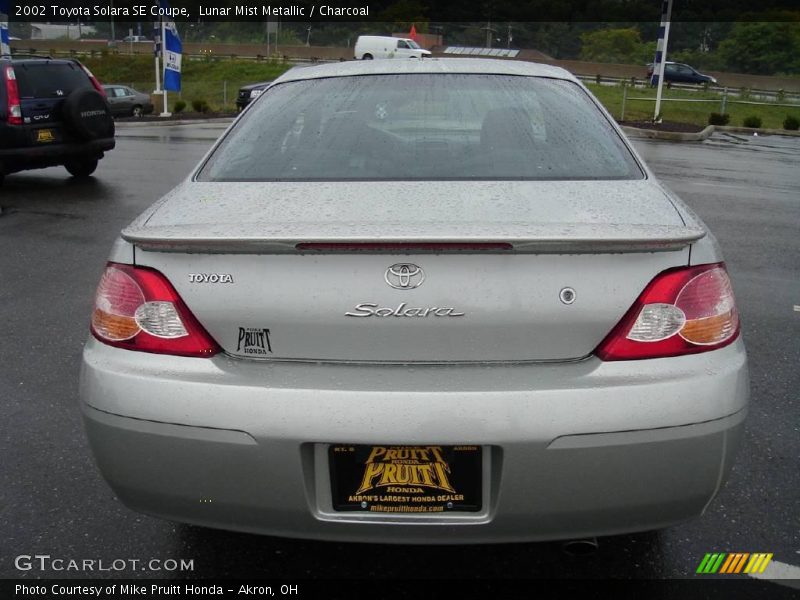 Lunar Mist Metallic / Charcoal 2002 Toyota Solara SE Coupe