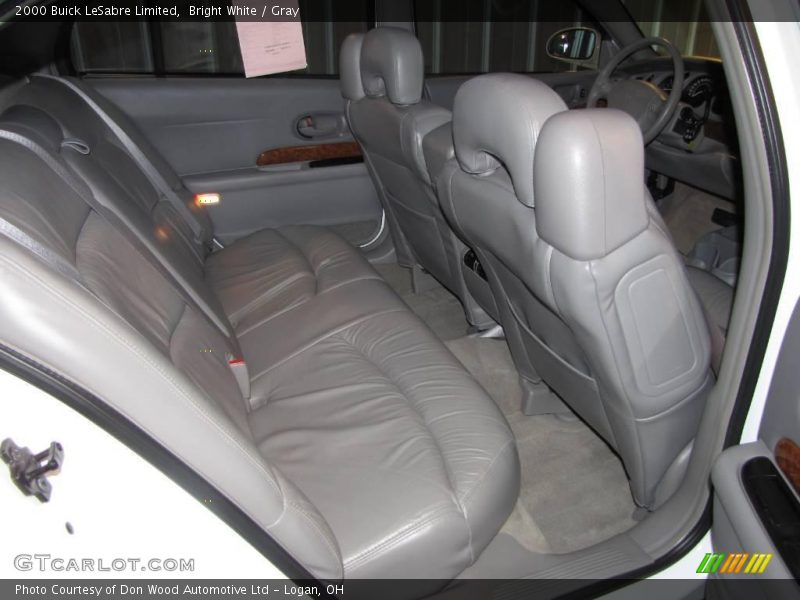 Bright White / Gray 2000 Buick LeSabre Limited