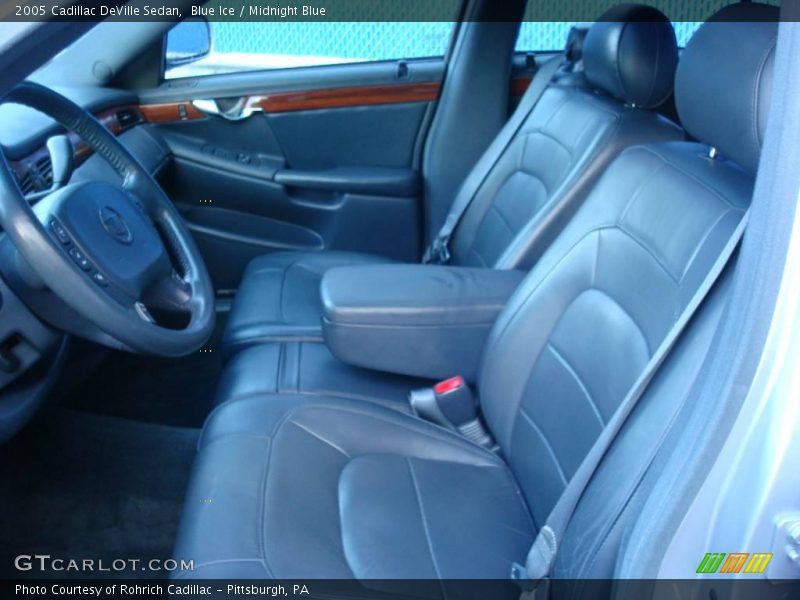 Blue Ice / Midnight Blue 2005 Cadillac DeVille Sedan