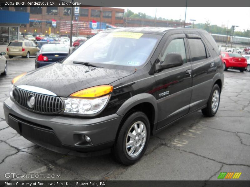 Black / Gray 2003 Buick Rendezvous CX