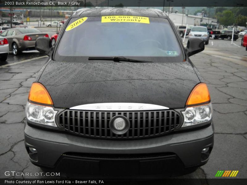 Black / Gray 2003 Buick Rendezvous CX