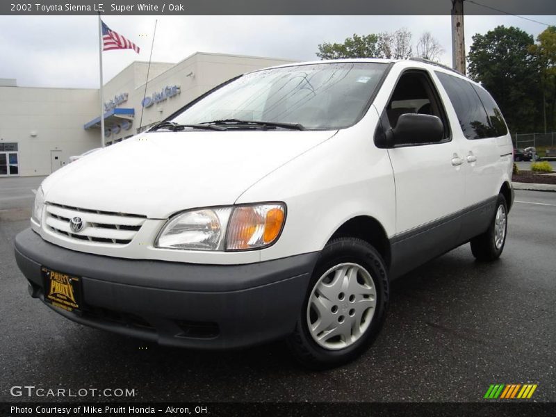Super White / Oak 2002 Toyota Sienna LE