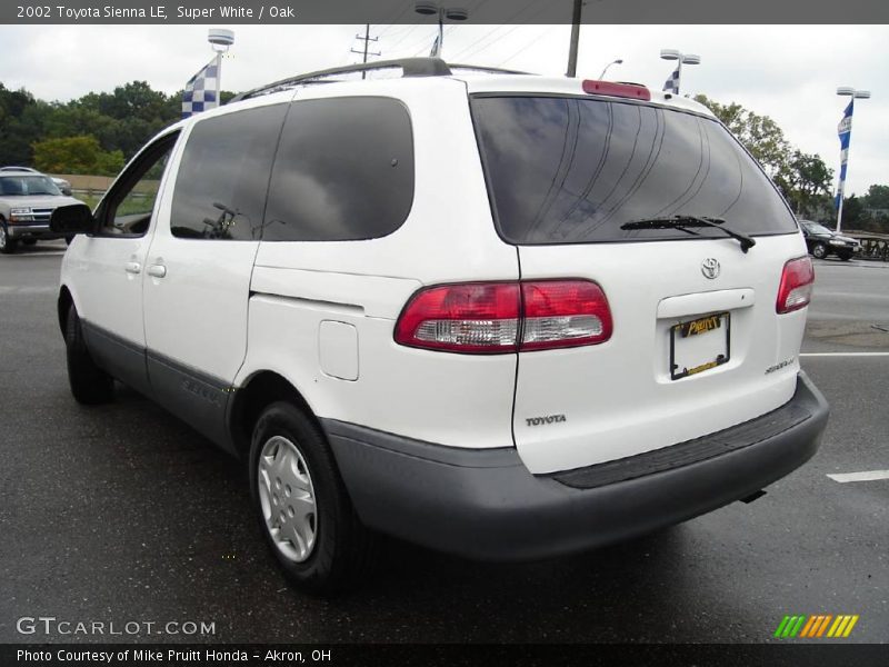 Super White / Oak 2002 Toyota Sienna LE