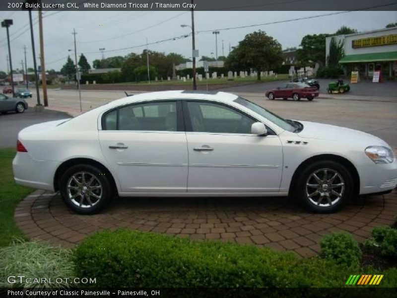White Diamond Tricoat / Titanium Gray 2007 Buick Lucerne CXL
