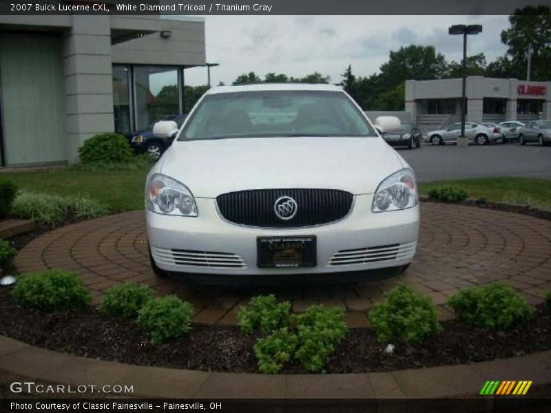 White Diamond Tricoat / Titanium Gray 2007 Buick Lucerne CXL