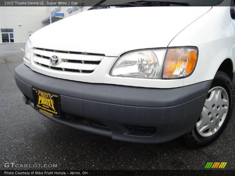 Super White / Oak 2002 Toyota Sienna LE