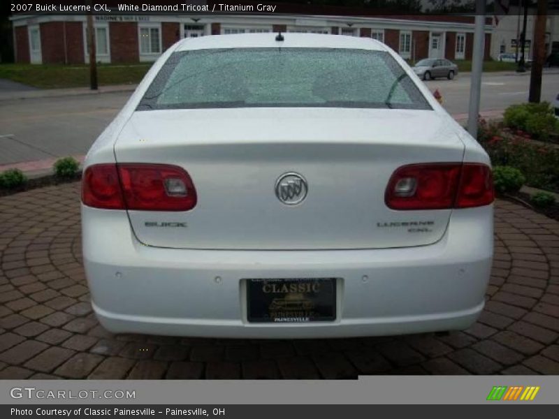 White Diamond Tricoat / Titanium Gray 2007 Buick Lucerne CXL