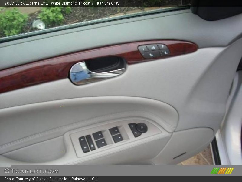 White Diamond Tricoat / Titanium Gray 2007 Buick Lucerne CXL
