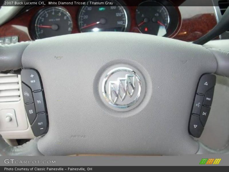 White Diamond Tricoat / Titanium Gray 2007 Buick Lucerne CXL