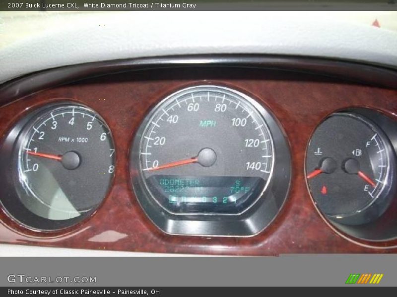 White Diamond Tricoat / Titanium Gray 2007 Buick Lucerne CXL