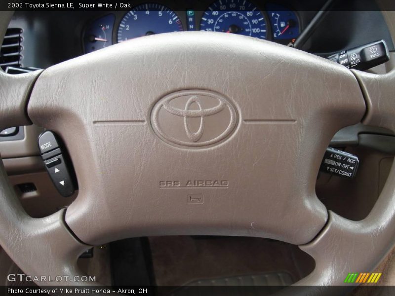 Super White / Oak 2002 Toyota Sienna LE