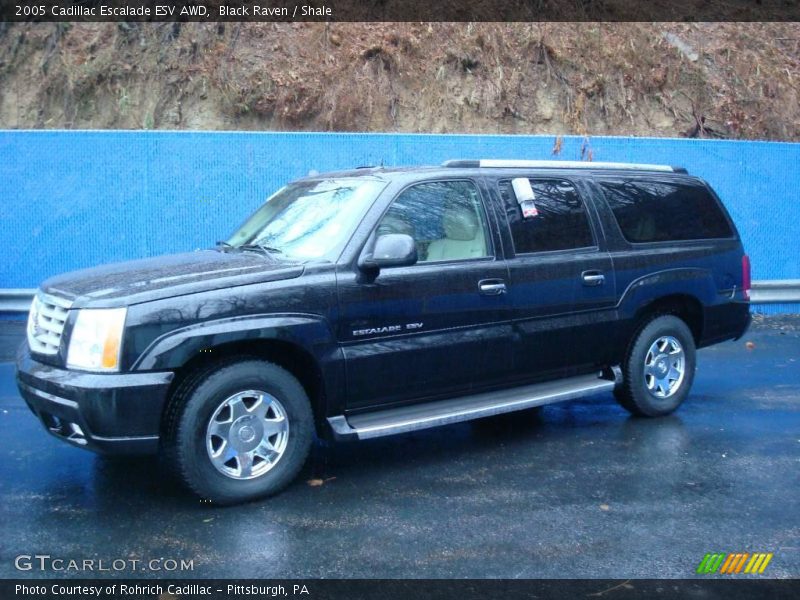 Black Raven / Shale 2005 Cadillac Escalade ESV AWD