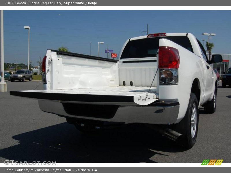 Super White / Beige 2007 Toyota Tundra Regular Cab