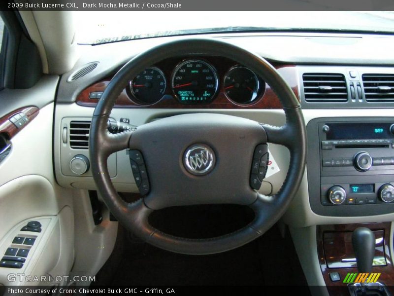Dark Mocha Metallic / Cocoa/Shale 2009 Buick Lucerne CXL
