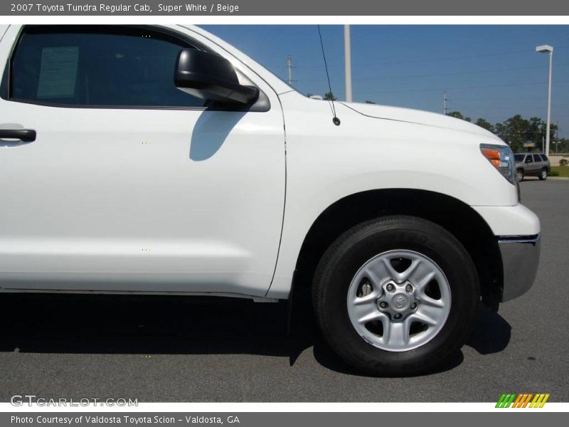 Super White / Beige 2007 Toyota Tundra Regular Cab