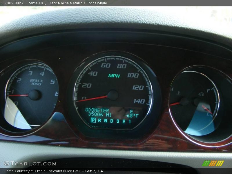 Dark Mocha Metallic / Cocoa/Shale 2009 Buick Lucerne CXL