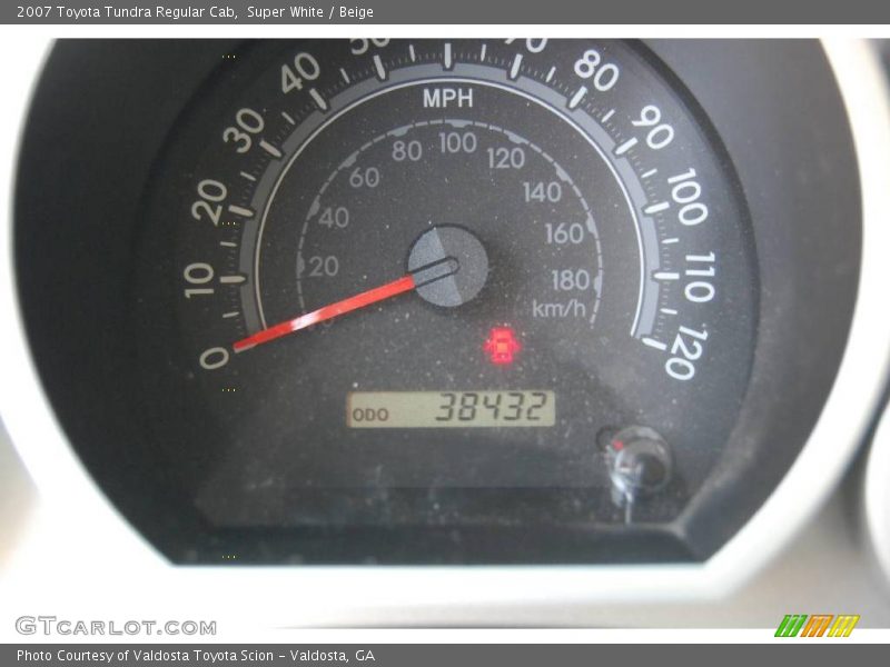 Super White / Beige 2007 Toyota Tundra Regular Cab