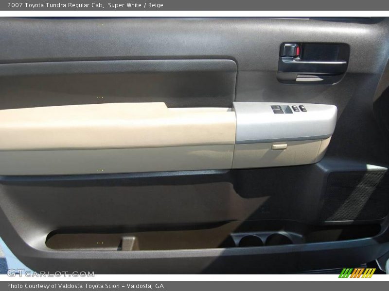 Super White / Beige 2007 Toyota Tundra Regular Cab