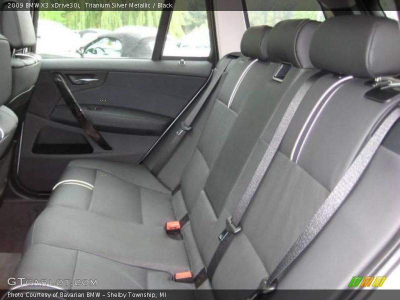 Titanium Silver Metallic / Black 2009 BMW X3 xDrive30i