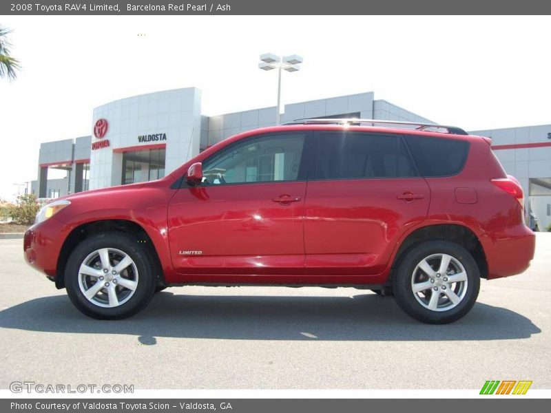 Barcelona Red Pearl / Ash 2008 Toyota RAV4 Limited
